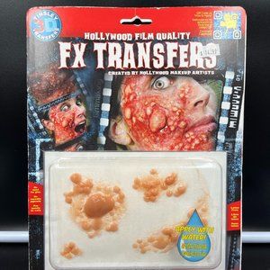 Hollywood Film Quality FX Transfers 3-D OUTBREAK Flesh Pimples Burn Latex-Free